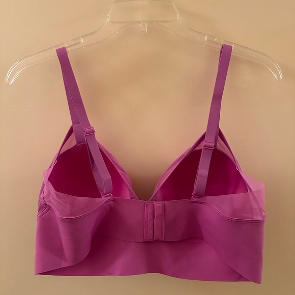 Maidenform Triangle Bralette in Magenta Quartz Size XL - Picture 2 of 4
